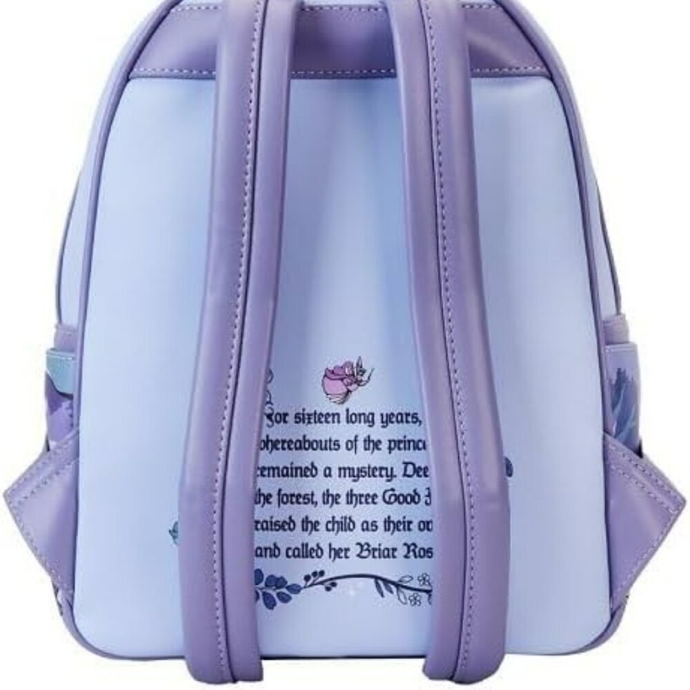 Loungefly Disney Sleeping Beauty 65th Anniversary Scene Mini Backpack NWT - Picture 6 of 8